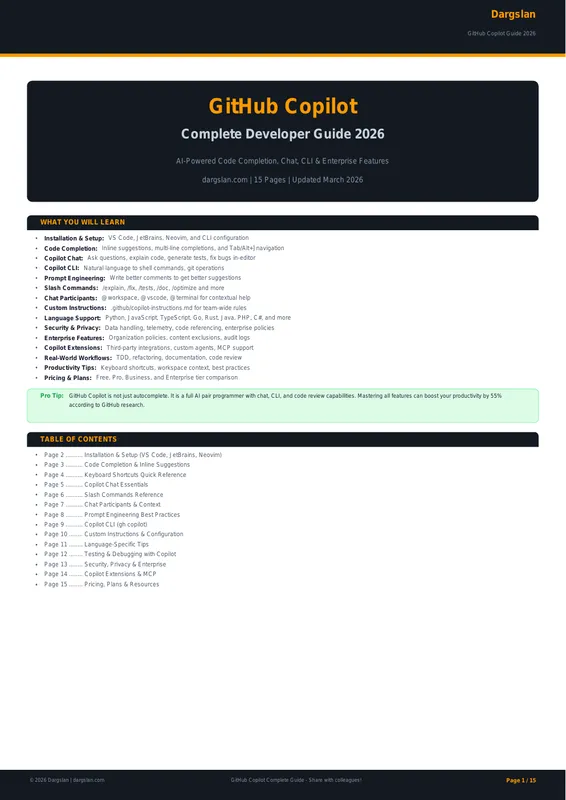 GitHub Copilot Complete Guide 2026