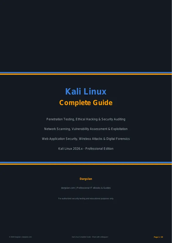 Kali Linux Complete Guide 2026