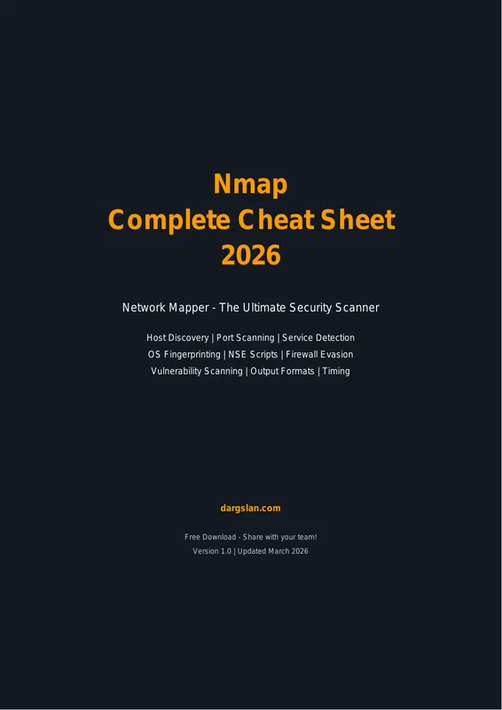 Nmap Cheat Sheet