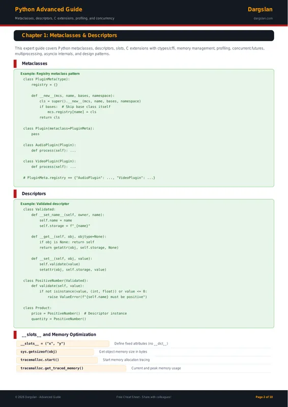 Python Advanced Guide