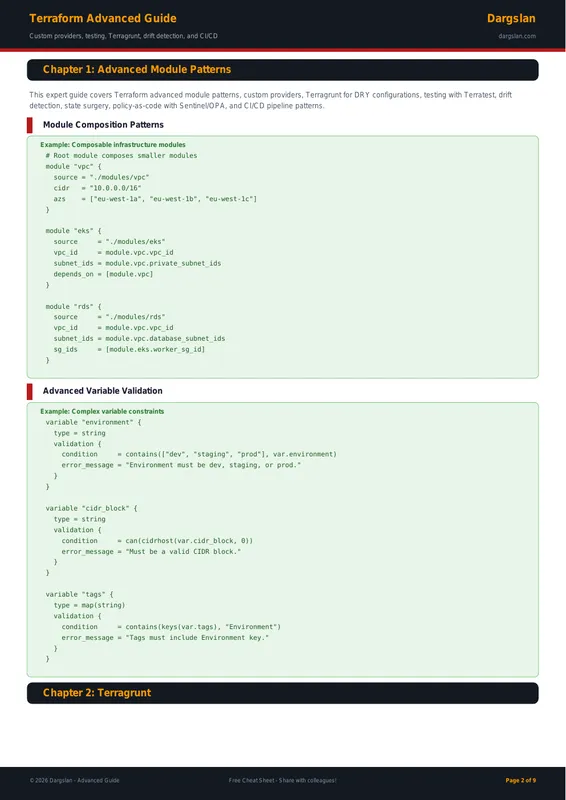 Terraform Advanced Guide