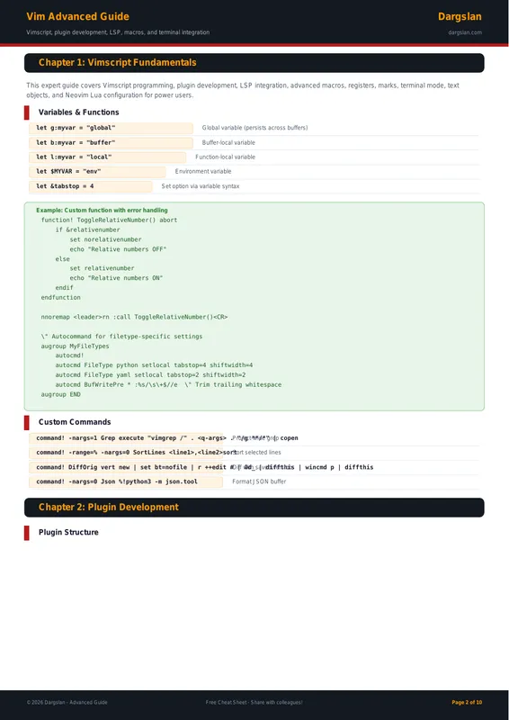 Vim Advanced Guide